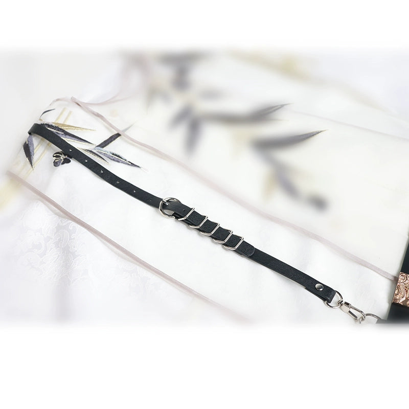 [Tian Guang 天光] Tang Dynasty | Round-neck Robe with Vest | Embroidered | Unisex