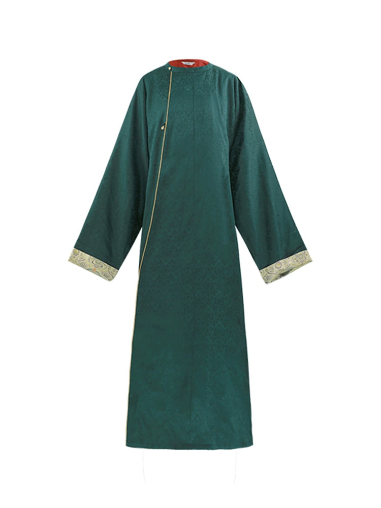 [Guan Shan Yue 关山月] Tang Dynasty | Round-neck robe |  Spring & Autumn