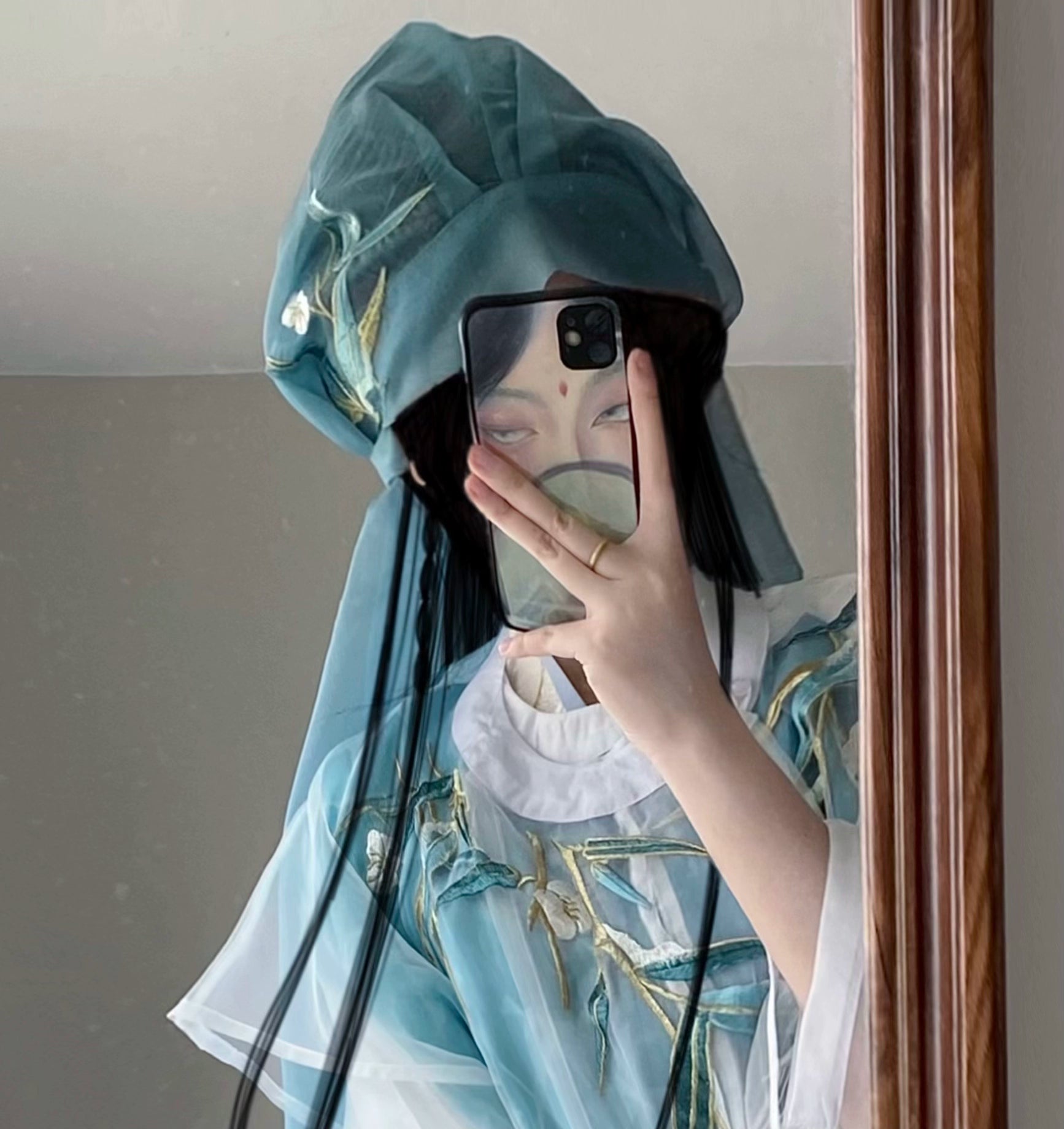 [Bai Yu Jing 白玉京] Ming Dynasty | Round-neck Robe | Vest | Detailed Embroidery | Wide Sleeves | Unisex