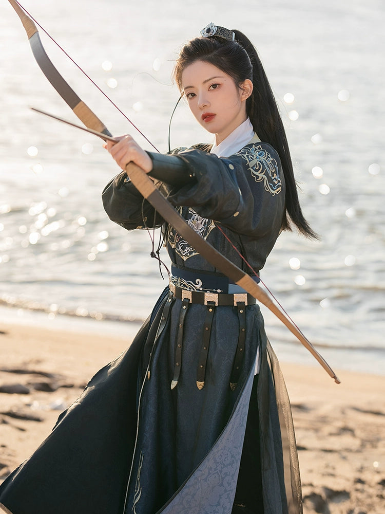 [Xuan Ting 玄廷] Tang Dynasty | Round-neck robe | Spring & Autumn | Unisex