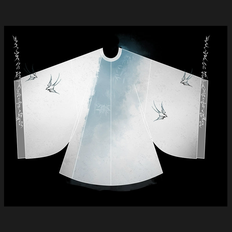 [Bai Yu Jing 白玉京] Ming Dynasty | Round-neck Robe | Vest | Detailed Embroidery | Wide Sleeves | Unisex