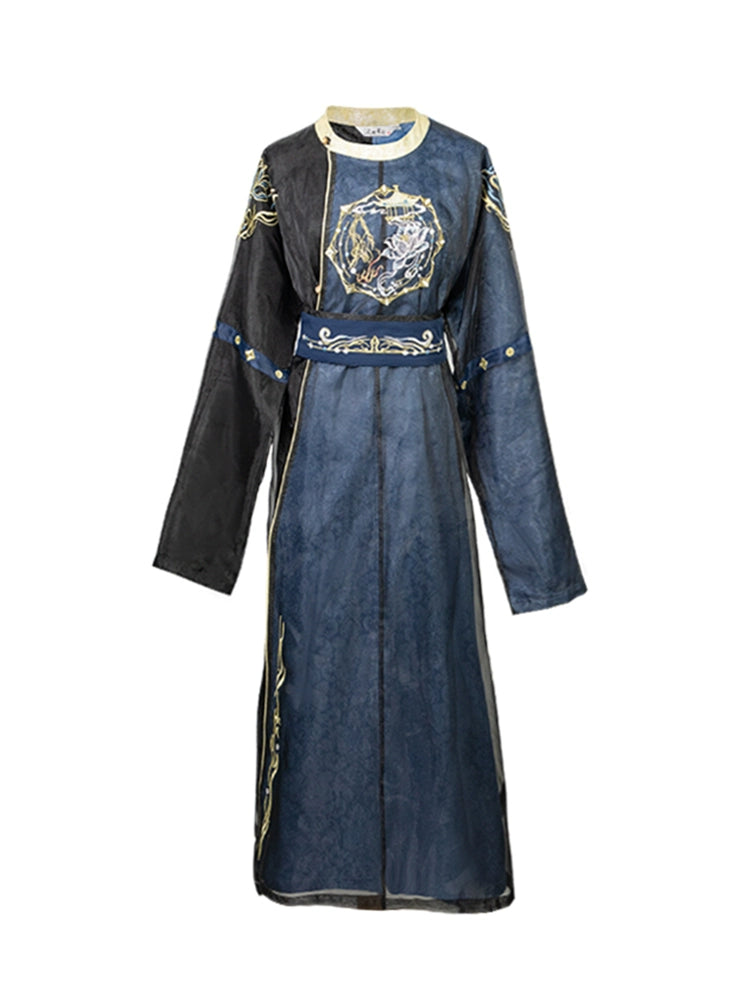 [Xuan Ting 玄廷] Tang Dynasty | Round-neck robe | Spring & Autumn | Unisex