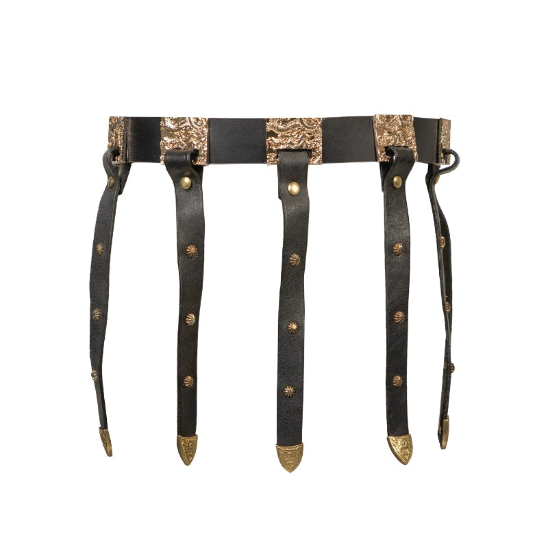 [Tian Guang 天光] Tang Dynasty | Round-neck Robe with Vest | Embroidered | Unisex